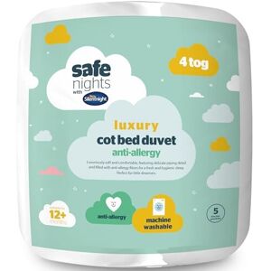 Silentnight Safe Nights Luxury Cot Bed Duvet 4 Tog – Anti Allergy Soft Breathable Snug Warm Silentnight Safe Nights Luxury Cot Bed Duvet 4 Tog – Anti Allergy Soft Breathable Snug Warm
