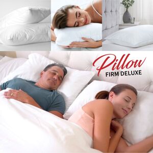 Moonlight Bedding Limited (FIRM DELUXE PILLOWS x2) Jumbo Pillows Pair Luxury Soft Bedding Pillows Set Moonlight Bedding Limited (FIRM DELUXE PILLOWS x2) Jumbo Pillows Pair Luxury Soft Bedding Pillows Set