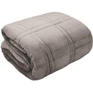 (150 x 200cm, Silver) Kampala Hill Velour Weighted Velvet Blanket Sleep Therapy (150 x 200cm, Silver) Kampala Hill Velour Weighted Velvet Blanket Sleep Therapy