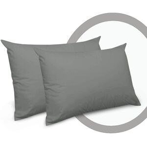 Imperial Rooms (Grey, Pillow Cases Only(50 x 75 cm)) Fitted Sheet Bed Sheets Extra Deep 25CM Si Imperial Rooms (Grey, Pillow Cases Only(50 x 75 cm)) Fitted Sheet Bed Sheets Extra Deep 25CM Si