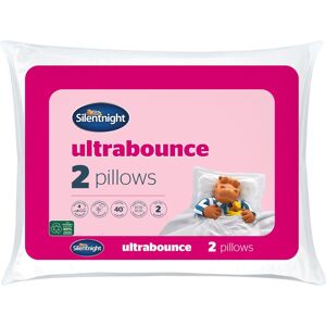 Silentnight Ultrabounce Pillows 2 Pack Soft Medium Support Comfortable Silentnight Ultrabounce Pillows 2 Pack Soft Medium Support Comfortable