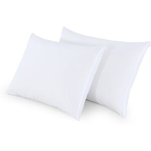 ARLINENS (4 Pair Pack) 100% Cotton Zipped Pillow Protectors Covers-Stain Resistant-Anti B ARLINENS (4 Pair Pack) 100% Cotton Zipped Pillow Protectors Covers-Stain Resistant-Anti B