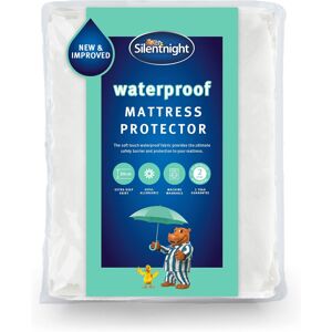 Silentnight Waterproof Mattress Protector Deep 30cm Fitted Skirt Silentnight Waterproof Mattress Protector Deep 30cm Fitted Skirt