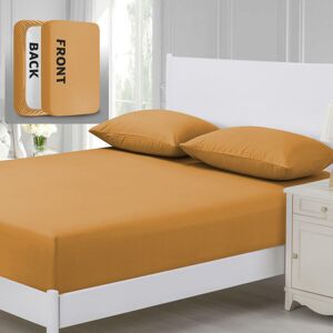 ozone mart (Ochre, Single) 40cm Extra Deep Fitted Bed Sheet in All Sizes UK ozone mart (Ochre, Single) 40cm Extra Deep Fitted Bed Sheet in All Sizes UK