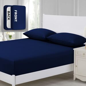 ozone mart (Navy, King) 40cm Extra Deep Fitted Bed Sheet in All Sizes UK ozone mart (Navy, King) 40cm Extra Deep Fitted Bed Sheet in All Sizes UK