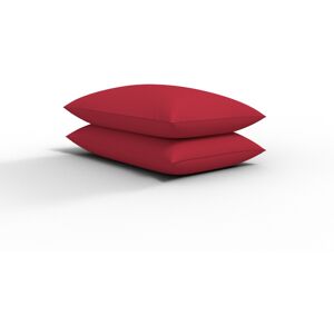 ARLINENS (Red) 2X Polycotton Plain Dyed Housewife Pillowcases,Bed Room PILLOW COVER ARLINENS (Red) 2X Polycotton Plain Dyed Housewife Pillowcases,Bed Room PILLOW COVER