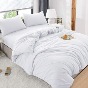 SHAH BEDDINGS LTD (White , King ) Luxury Reversible Duvet Covers Quilt Quilted Bedding Set SHAH BEDDINGS LTD (White , King ) Luxury Reversible Duvet Covers Quilt Quilted Bedding Set