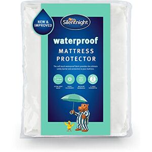 Silentnight Waterproof Mattress Protector ? Deep 30cm Fitted Skirt and Soft Touc Silentnight Waterproof Mattress Protector ? Deep 30cm Fitted Skirt and Soft Touc
