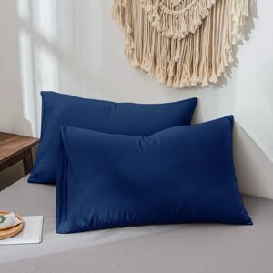 Imperial Rooms (Navy Blue, Pillow Cases Only(50 x 75 cm)) Fitted Sheet Bed Sheets Extra Deep 25 Imperial Rooms (Navy Blue, Pillow Cases Only(50 x 75 cm)) Fitted Sheet Bed Sheets Extra Deep 25