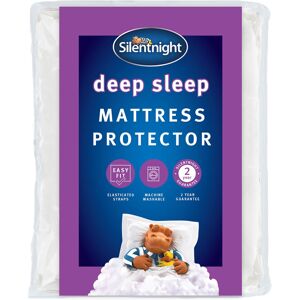 Silentnight Deep Sleep Mattress Protector - Supersoft Quilted Bed Protector Cover Silentnight Deep Sleep Mattress Protector - Supersoft Quilted Bed Protector Cover