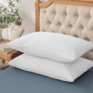 ASPIRE HOMEWARE (PLAIN PILLOWCASE PAIR, WHITE) Plain Duvet Quilt Covers Reversible Bedding Set ASPIRE HOMEWARE (PLAIN PILLOWCASE PAIR, WHITE) Plain Duvet Quilt Covers Reversible Bedding Set