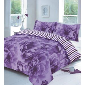 Homespace-Direct (King, Purple) Roses Duvet Cover Set Bedding Quilt Cover Bed Set Homespace-Direct (King, Purple) Roses Duvet Cover Set Bedding Quilt Cover Bed Set