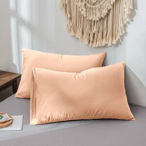 Imperial Rooms (Peach, Pillow Case Only) Extra Deep 40CM Fitted Sheet Bed Sheets Single Double Imperial Rooms (Peach, Pillow Case Only) Extra Deep 40CM Fitted Sheet Bed Sheets Single Double