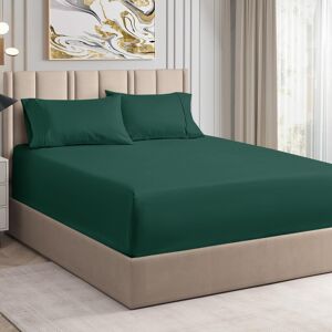 Imperial Rooms (Emerald, Double) Extra Deep 40CM Fitted Sheet Bed Sheets Single Double King Imperial Rooms (Emerald, Double) Extra Deep 40CM Fitted Sheet Bed Sheets Single Double King