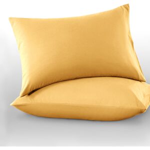 ASPIRE HOMEWARE (Ochre, Pillowcase 2-Pack) Extra Deep Fitted Sheets 40cm Bedsheet Single Double ASPIRE HOMEWARE (Ochre, Pillowcase 2-Pack) Extra Deep Fitted Sheets 40cm Bedsheet Single Double