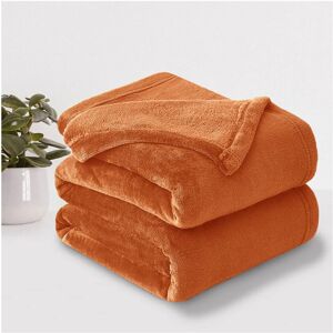 ASPIRE HOMEWARE (King, Rust/Orange Blanket) Fleece Blankets Throw Thick Warm Super Soft Bed Sofa ASPIRE HOMEWARE (King, Rust/Orange Blanket) Fleece Blankets Throw Thick Warm Super Soft Bed Sofa