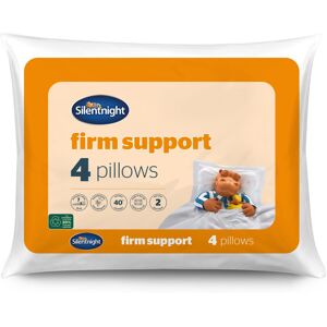Silentnight Firm Support Pillows 4 Pack - Firm Pillows Ideal for Back and Side S Silentnight Firm Support Pillows 4 Pack - Firm Pillows Ideal for Back and Side S