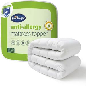Silentnight Anti-Allergy Double Mattress Topper - Thick Deep Mattress Pad Protec Silentnight Anti-Allergy Double Mattress Topper - Thick Deep Mattress Pad Protec