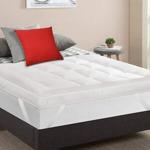 MightySoft Mattress Topper Super King Bed 4 Inches Thick, Quilted & Extra Deep F MightySoft Mattress Topper Super King Bed 4 Inches Thick, Quilted & Extra Deep F