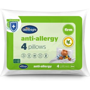 Silentnight Anti Allergy Firm Pillows 4 Pack ? Firm Support Pillows with Fibre C Silentnight Anti Allergy Firm Pillows 4 Pack ? Firm Support Pillows with Fibre C