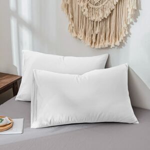 ASPIRE HOMEWARE (White Pillowcase 2-Pack) White Waterproof Mattress Protectors Terry Towel ASPIRE HOMEWARE (White Pillowcase 2-Pack) White Waterproof Mattress Protectors Terry Towel