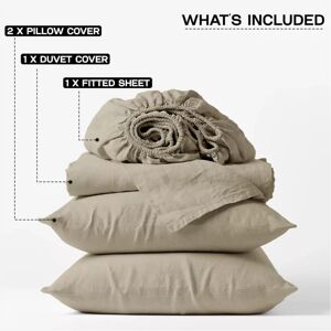 Imperial Rooms (Beige, Super King) 4 Piece Duvet Covers Bedding Set Fitted Bed Sheets Imperial Rooms (Beige, Super King) 4 Piece Duvet Covers Bedding Set Fitted Bed Sheets