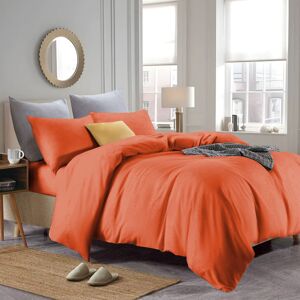 SUPREME BEDDING LTD (Rust, King) Luxury Duvet Cover with Fitted sheet & Pillow Case SUPREME BEDDING LTD (Rust, King) Luxury Duvet Cover with Fitted sheet & Pillow Case