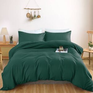 SUPREME BEDDING LTD (DOUBLE, Green Emerald) Plain Duvet Quilt Cover Double King Bedding Set UK SUPREME BEDDING LTD (DOUBLE, Green Emerald) Plain Duvet Quilt Cover Double King Bedding Set UK