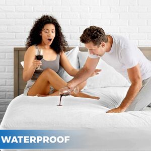 Yorkshire Bedding (King - Stripe) Extra Deep Quilted Mattress Protector Topper Cover Single Double Yorkshire Bedding (King - Stripe) Extra Deep Quilted Mattress Protector Topper Cover Single Double