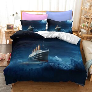 STBNVF (3pcs(135X200cm), Style 1) Titanic 3D Duvet Cover, Quilt Cover Bedding Sets, Pol STBNVF (3pcs(135X200cm), Style 1) Titanic 3D Duvet Cover, Quilt Cover Bedding Sets, Pol