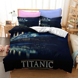STBNVF (3pcs(135X200cm), Style 3) Titanic 3D Duvet Cover, Quilt Cover Bedding Sets, Pol STBNVF (3pcs(135X200cm), Style 3) Titanic 3D Duvet Cover, Quilt Cover Bedding Sets, Pol