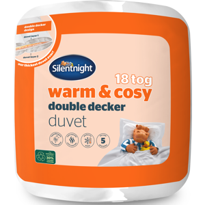 Silentnight - Warm and Cosy Double Decker - 18 Tog - Duvet Silentnight - Warm and Cosy Double Decker - 18 Tog - Duvet
