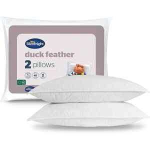 Silentnight Duck Feather Pillow 2 Pack Silentnight Duck Feather Pillow 2 Pack