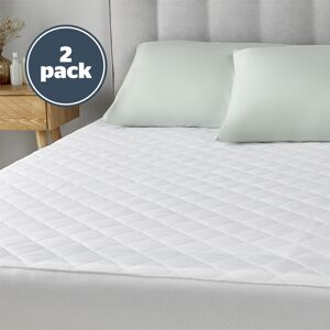 (King) Silentnight Anti Allergy Mattress Protectors Double, 2 Pack, Hypoallergen (King) Silentnight Anti Allergy Mattress Protectors Double, 2 Pack, Hypoallergen