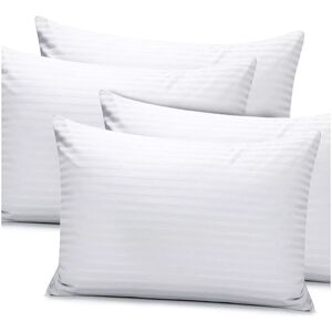 Imperial Rooms (Stripe Pillow Cover 4-Pack) Reversible Duvet Cover White Bedding Sets Quilt Imperial Rooms (Stripe Pillow Cover 4-Pack) Reversible Duvet Cover White Bedding Sets Quilt