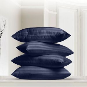 Imperial Rooms - Stripe Pillowcase 4-Pack Navy Blue - Bedding Imperial Rooms - Stripe Pillowcase 4-Pack Navy Blue - Bedding