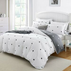 Moonlight Bedding Limited (Super King: 260 X 220cm, Dotted) Luxury Printed Duvet Cover 3 Piece Reversible Moonlight Bedding Limited (Super King: 260 X 220cm, Dotted) Luxury Printed Duvet Cover 3 Piece Reversible