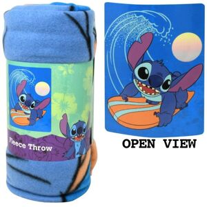 Disney Stitch Fleece Throw Blanket with Surfing Design Disney Stitch Fleece Throw Blanket with Surfing Design