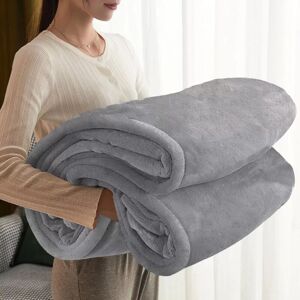 SHAH BEDDINGS LTD (Grey , King ) Throw Soft Winter Warm Faux Fur Fleece Large Blanket SHAH BEDDINGS LTD (Grey , King ) Throw Soft Winter Warm Faux Fur Fleece Large Blanket