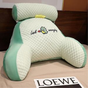Unbranded (Green, B) Reading Pillow For Bed Back Rest Lumbar Support Arm Seat Cushion Loun Unbranded (Green, B) Reading Pillow For Bed Back Rest Lumbar Support Arm Seat Cushion Loun