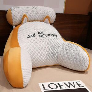 Unbranded (Orange, B) Reading Pillow For Bed Back Rest Lumbar Support Arm Seat Cushion Lou Unbranded (Orange, B) Reading Pillow For Bed Back Rest Lumbar Support Arm Seat Cushion Lou