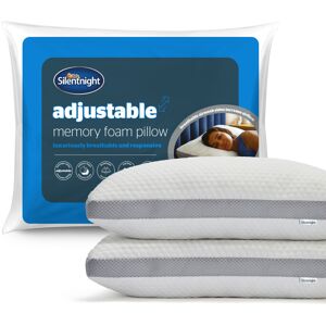 (2 Pack) Silentnight Adjustable Memory Foam Pillow (2 Pack) Silentnight Adjustable Memory Foam Pillow