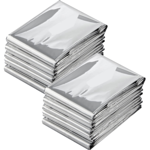 Tlily 10Pcs Outdoor Emergency Blanket Waterproof First Aid Space Curtain Foil Thermal Tlily 10Pcs Outdoor Emergency Blanket Waterproof First Aid Space Curtain Foil Thermal