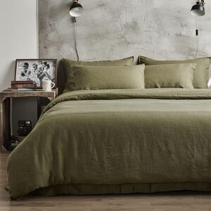 Unbranded (King, Olive Green) Luxury Double Duvet Cover Set Green 100% Cotton Plain Breath Unbranded (King, Olive Green) Luxury Double Duvet Cover Set Green 100% Cotton Plain Breath