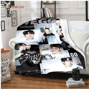 Unbranded (12, 130x150cm-M) New Kpop Star Stray Kids Throw Blanket Soft Blankets For Beds Unbranded (12, 130x150cm-M) New Kpop Star Stray Kids Throw Blanket Soft Blankets For Beds