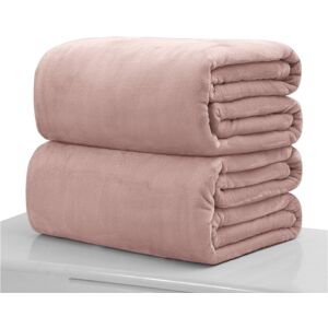 Oxford Homeware (Pink, King: 200 cm x 240 cm.) Faux Fur Fleece Throw Warm Soft Mink Blanket Oxford Homeware (Pink, King: 200 cm x 240 cm.) Faux Fur Fleece Throw Warm Soft Mink Blanket