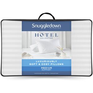 Snuggledown UK Medium Support Hotel Pillows - White - 4 Pack Snuggledown UK Medium Support Hotel Pillows - White - 4 Pack