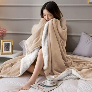 Imperial Rooms (Camel, 230x270 cm) Soft Sherpa Throw Blanket for Sofa Bed Warm Fleece Imperial Rooms (Camel, 230x270 cm) Soft Sherpa Throw Blanket for Sofa Bed Warm Fleece