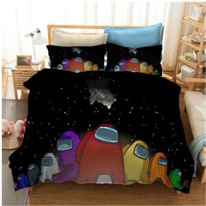 Unbranded (Black, EU-Single-2pcs-135x200cm) Among Game 23pcs Us Bedding Set Quilt Duvet Co Unbranded (Black, EU-Single-2pcs-135x200cm) Among Game 23pcs Us Bedding Set Quilt Duvet Co