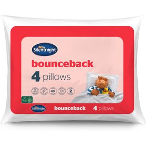 Silentnight Luxury Overlocked Bounceback Pillows 4 Pack Medium Support Silentnight Luxury Overlocked Bounceback Pillows 4 Pack Medium Support